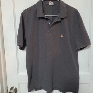 Medium Brooks Brothers Dark Gray Polo Shirt